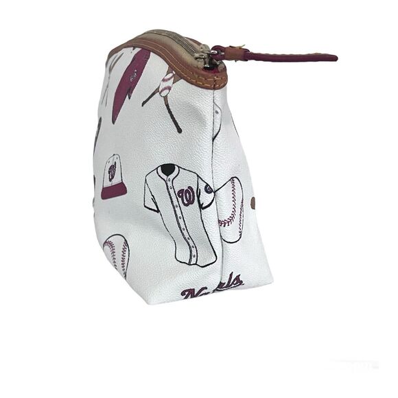 Dooney & Bourke Washington Nationals Logo MLB Coated Cotton Cosmetic Case Clutch - Picture 6 of 12